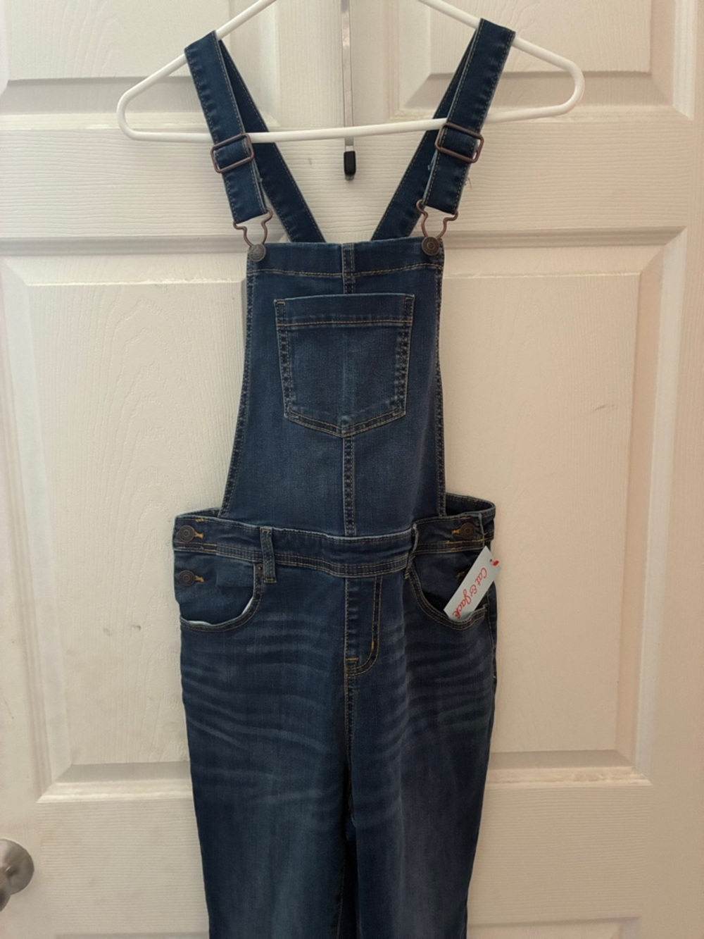 Old Navy Dark Wash Denim Overalls